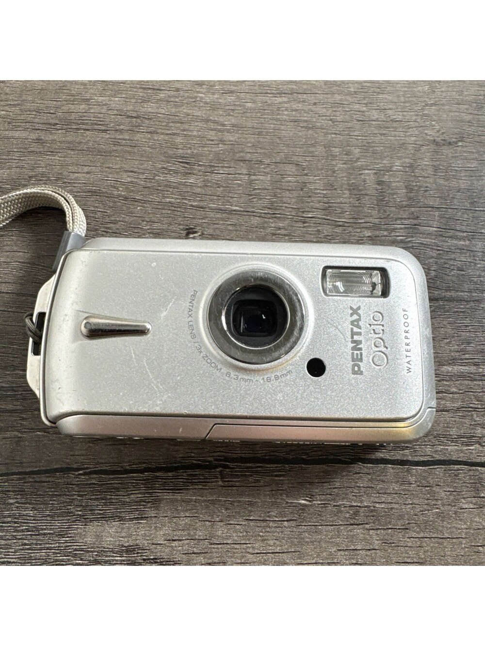 Pentax Optio W10 Waterproof 6.0MP 3x Zoom Digital CAMERA ONLY